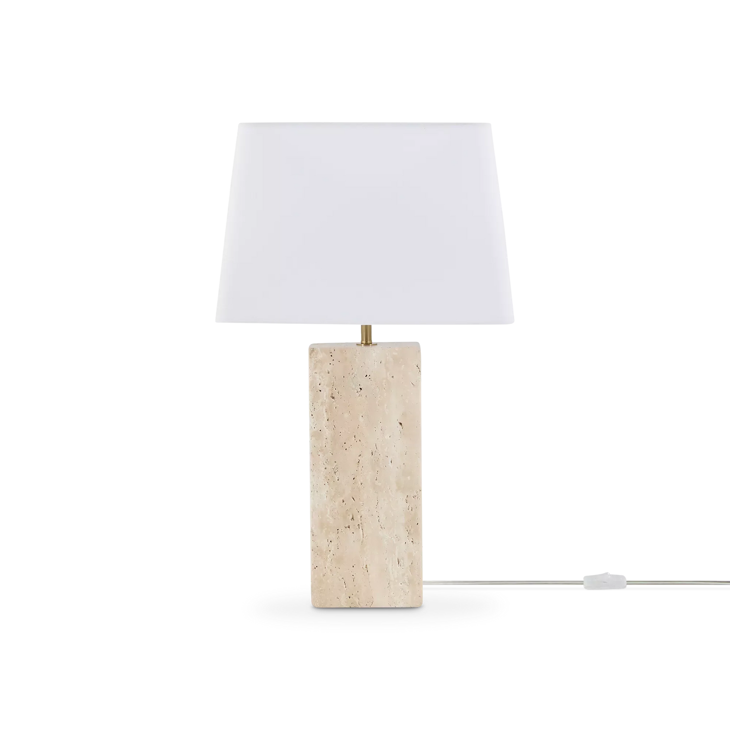 Lucel - Travertine Table Lamp