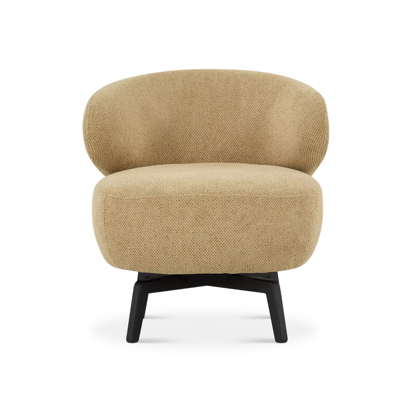 Aila - Fauteuil pivotant en tissu par Furninova