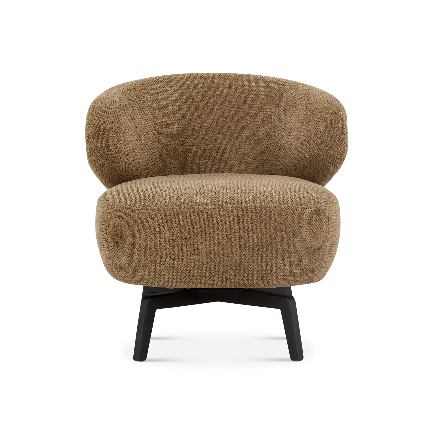 Aila - Fauteuil pivotant en tissu par Furninova