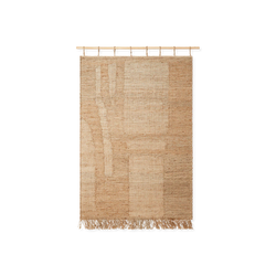 Harvest - Jute Wall Rug with Graphic Pattern