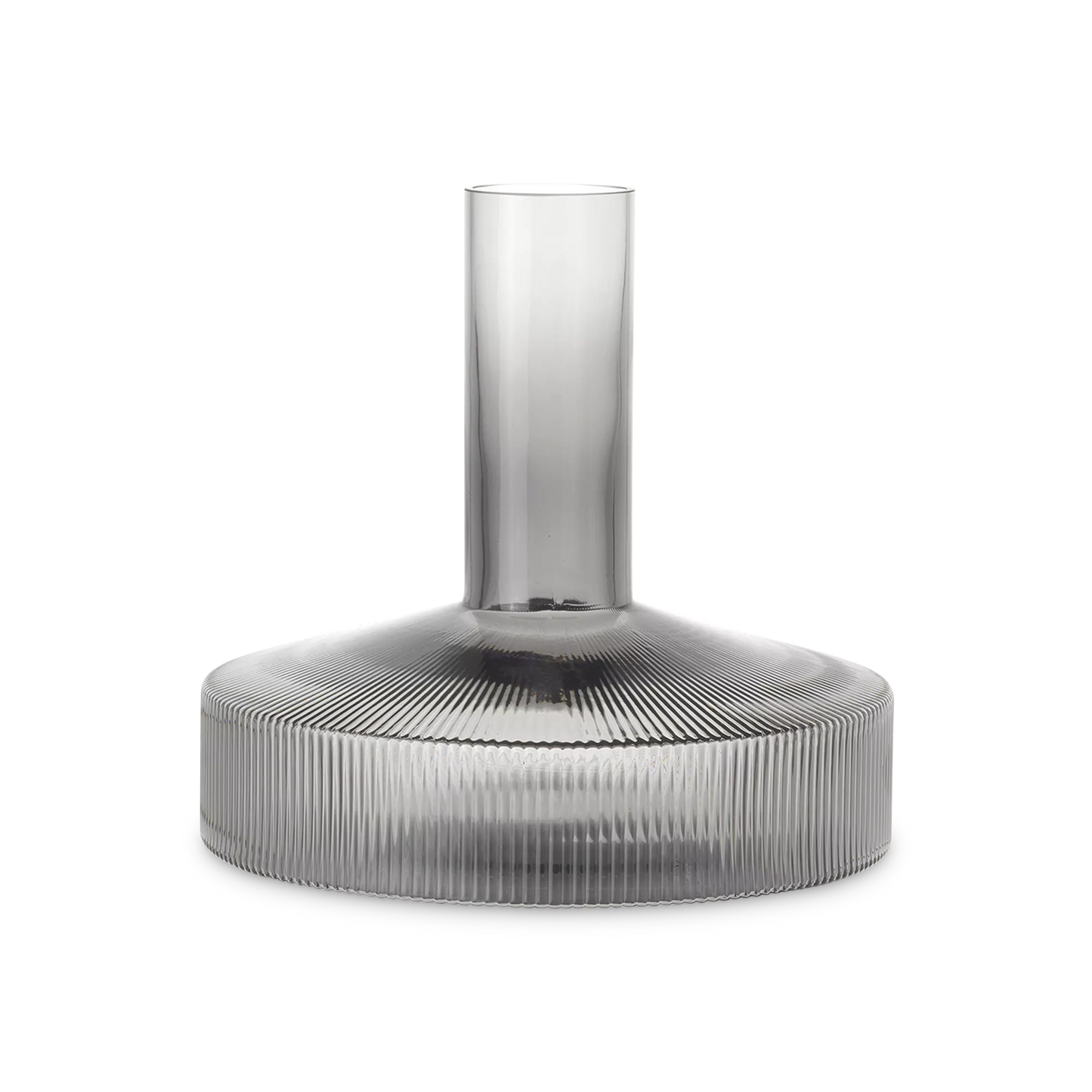 Pessac - carafe à vin en verre fumé soufflé