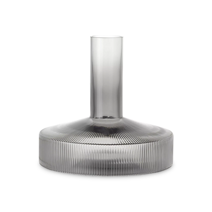 Pessac - carafe à vin en verre fumé soufflé