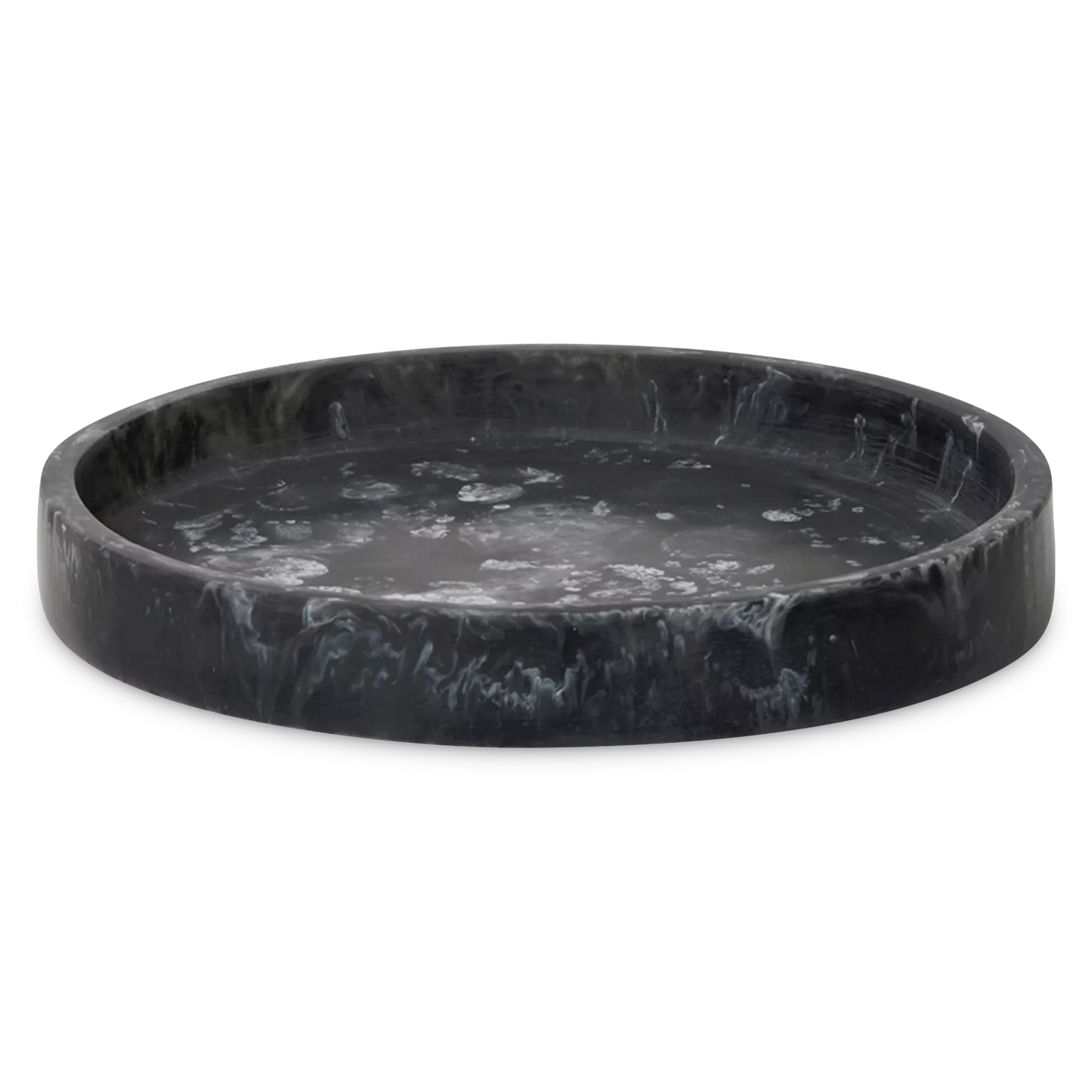 Mist - Marble-Effect Resin Round Tray