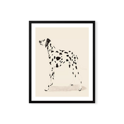 Dalmatian - Stylized Graphic Dalmatian Wall Art