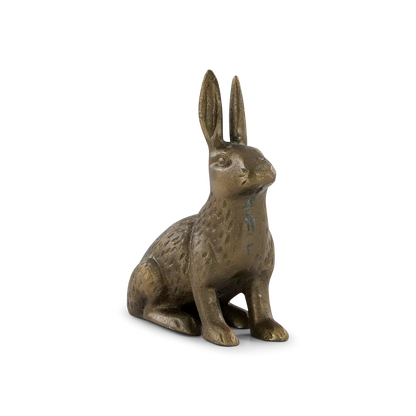 Lapin I - Sculpture en fonte