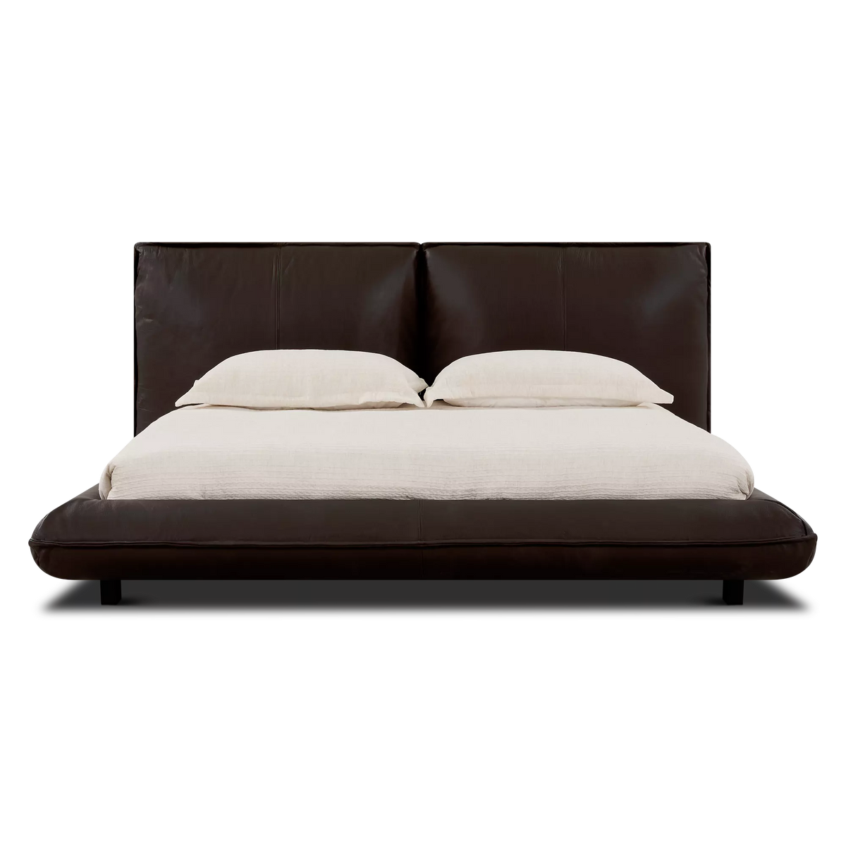 Moya - Leather Bed by Furninova