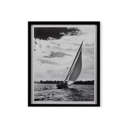 Sailboat Off Shore - Impression