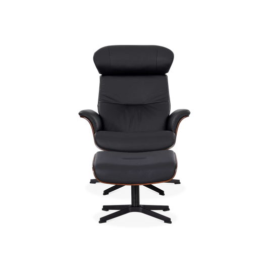 Time Out - Leather Recliner with Footrest by Conform