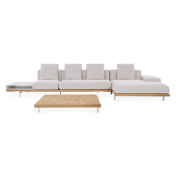 Ensemble modulaire, fauteuil et table basse Allure