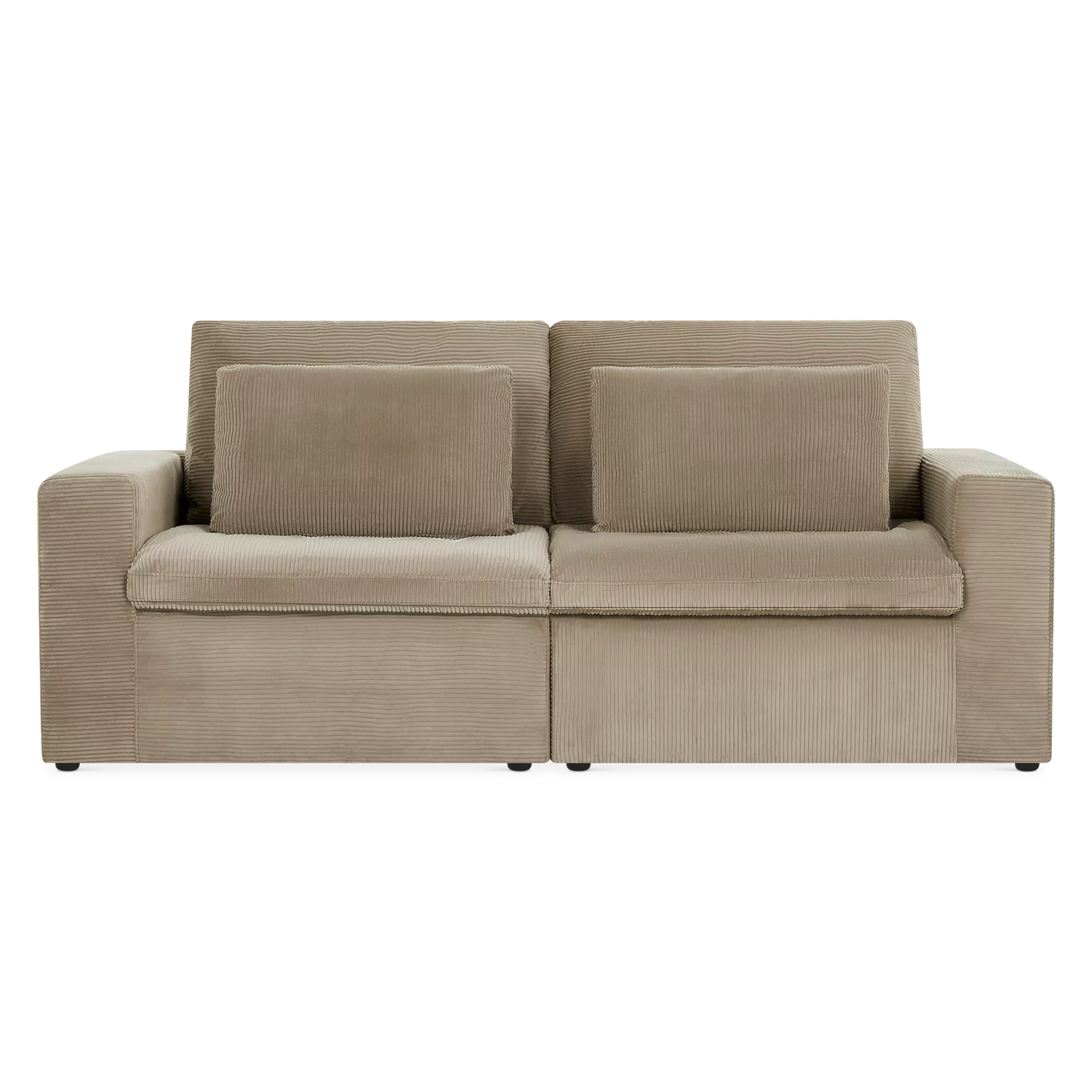 Sutton, 2-Seater Modular Sofa in Corduroy | MUST – Must Société