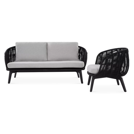 Paris Brest Sofa and Lounge Chair Set