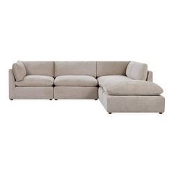 Livia - Velvet Upholstered Modular Sofa