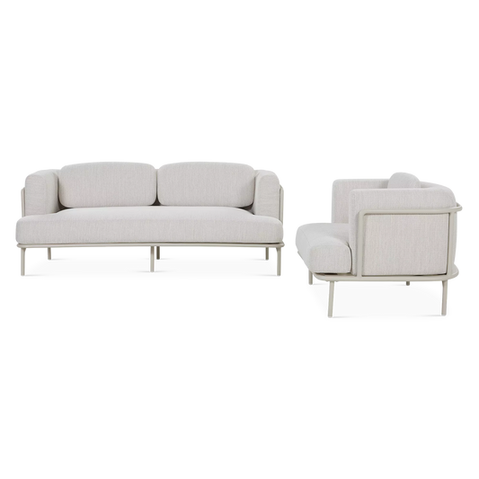 Ensemble canapé et fauteuil Mont Blanc