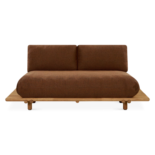 Sticks - Canapé 2 places extérieur en teck par Cane-line