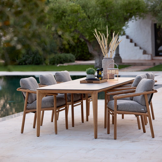 Aspect - Outdoor Rectangular Teak Dining Table by Cane-line