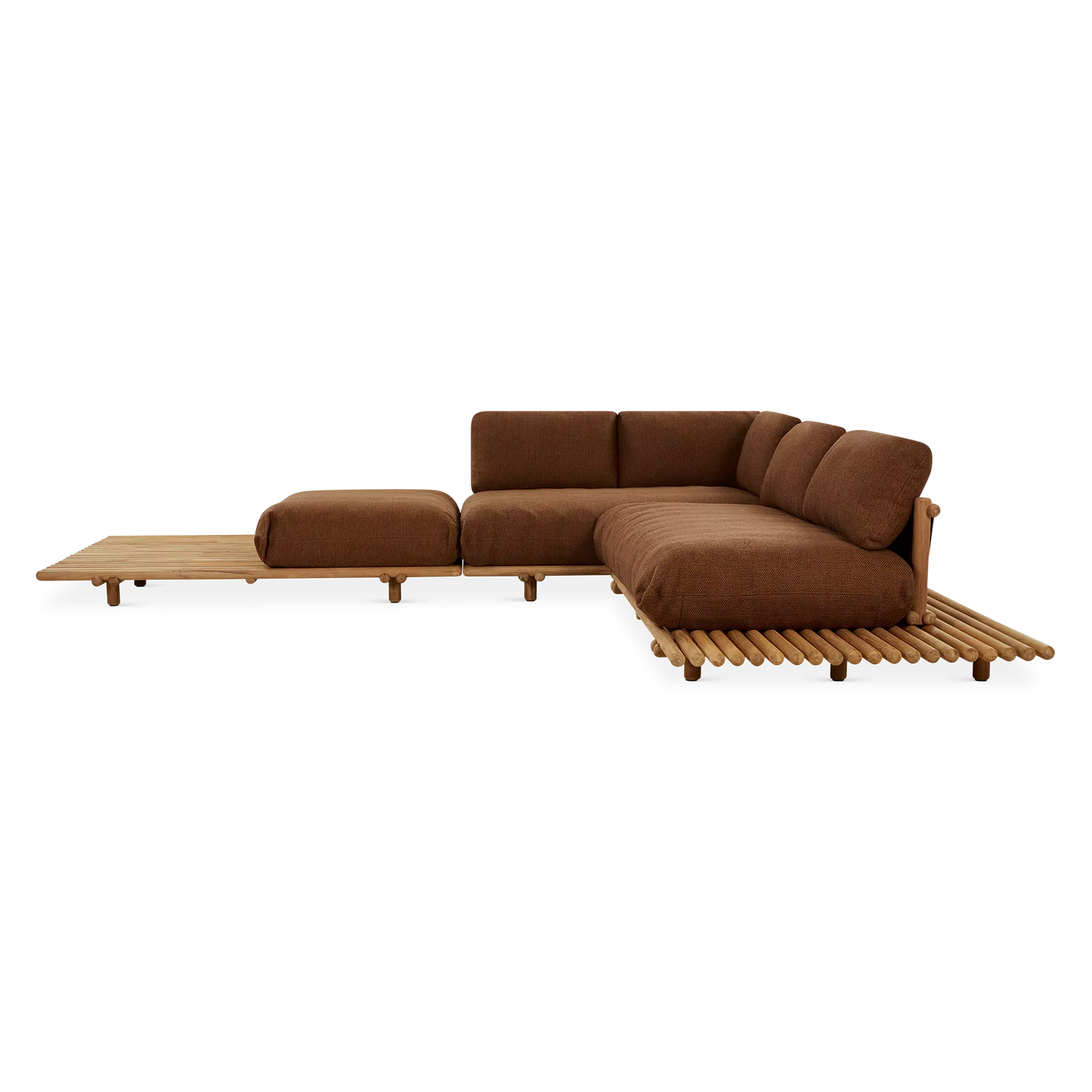 Sticks - Outdoor Modular Sectional in Teak by Cane-line