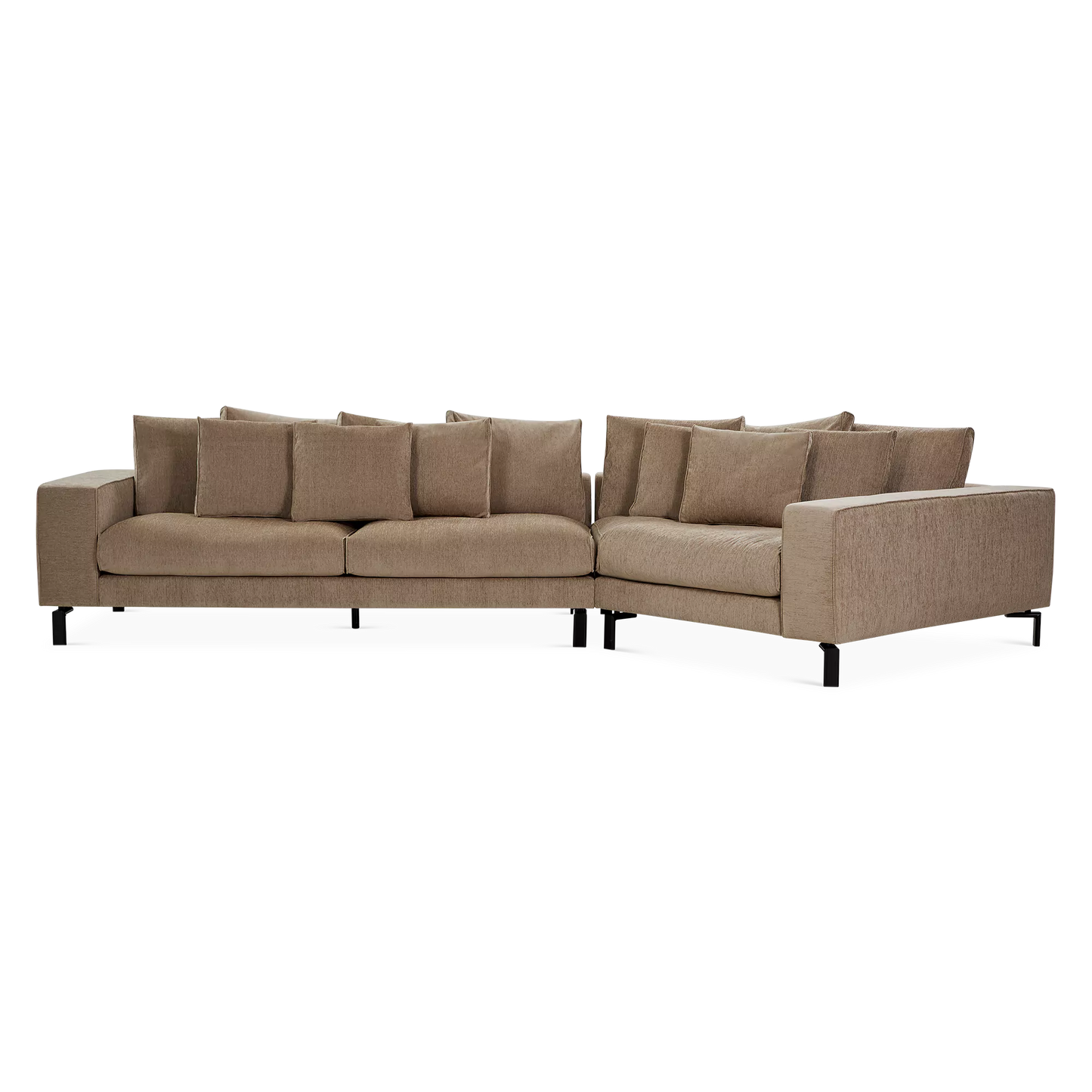 Blues Night - Fabric-Upholstered Sectional Sofa  by  Furninova