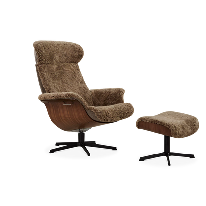 Timeout - Fauteuil inclinable en peau de mouton par Conform