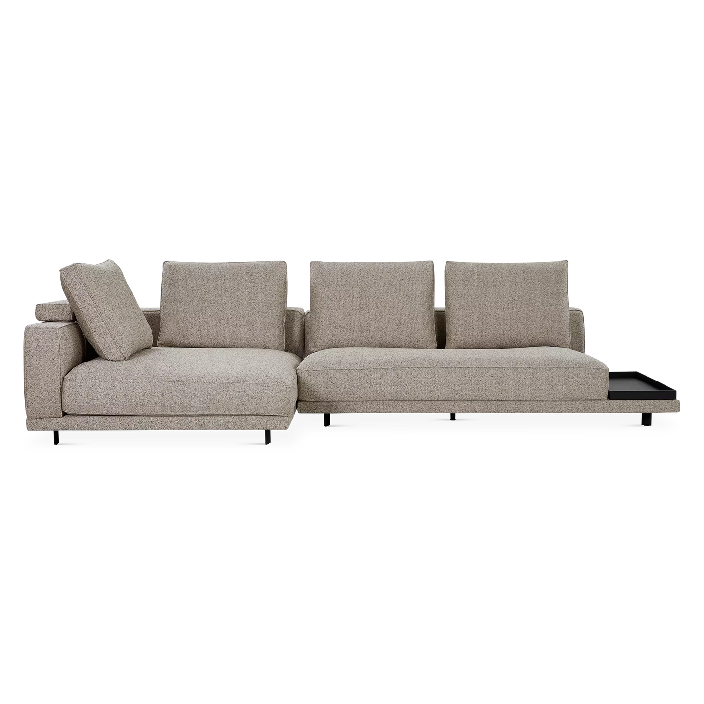 Catena Dusk - Fabric-Upholstered Sectional Sofa  by  Furninova