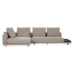 Catena Dusk - Fabric-Upholstered Sectional Sofa  by  Furninova