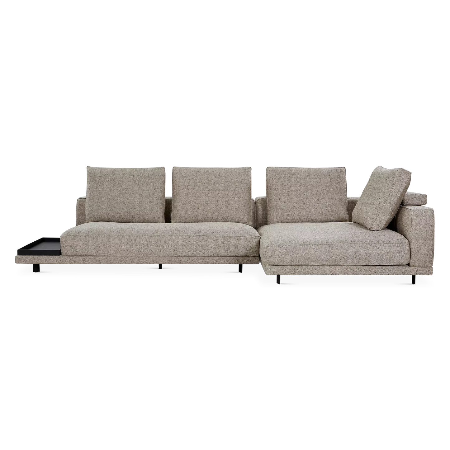 Catena Dusk - Fabric-Upholstered Sectional Sofa  by  Furninova