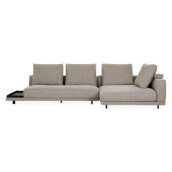 Catena Dusk - Canapé sectionnel en tissu par Furninova