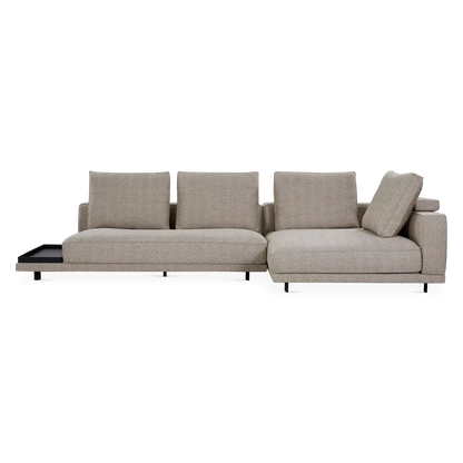 Catena Dusk - Fabric-Upholstered Sectional Sofa  by  Furninova