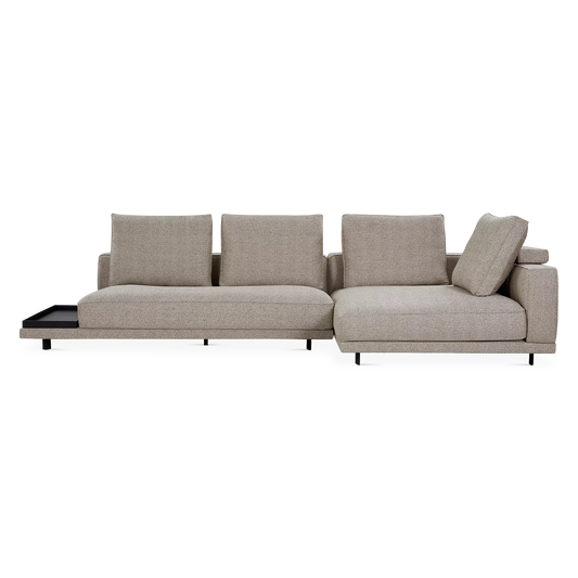 Catena Dusk - Canapé sectionnel en tissu par Furninova
