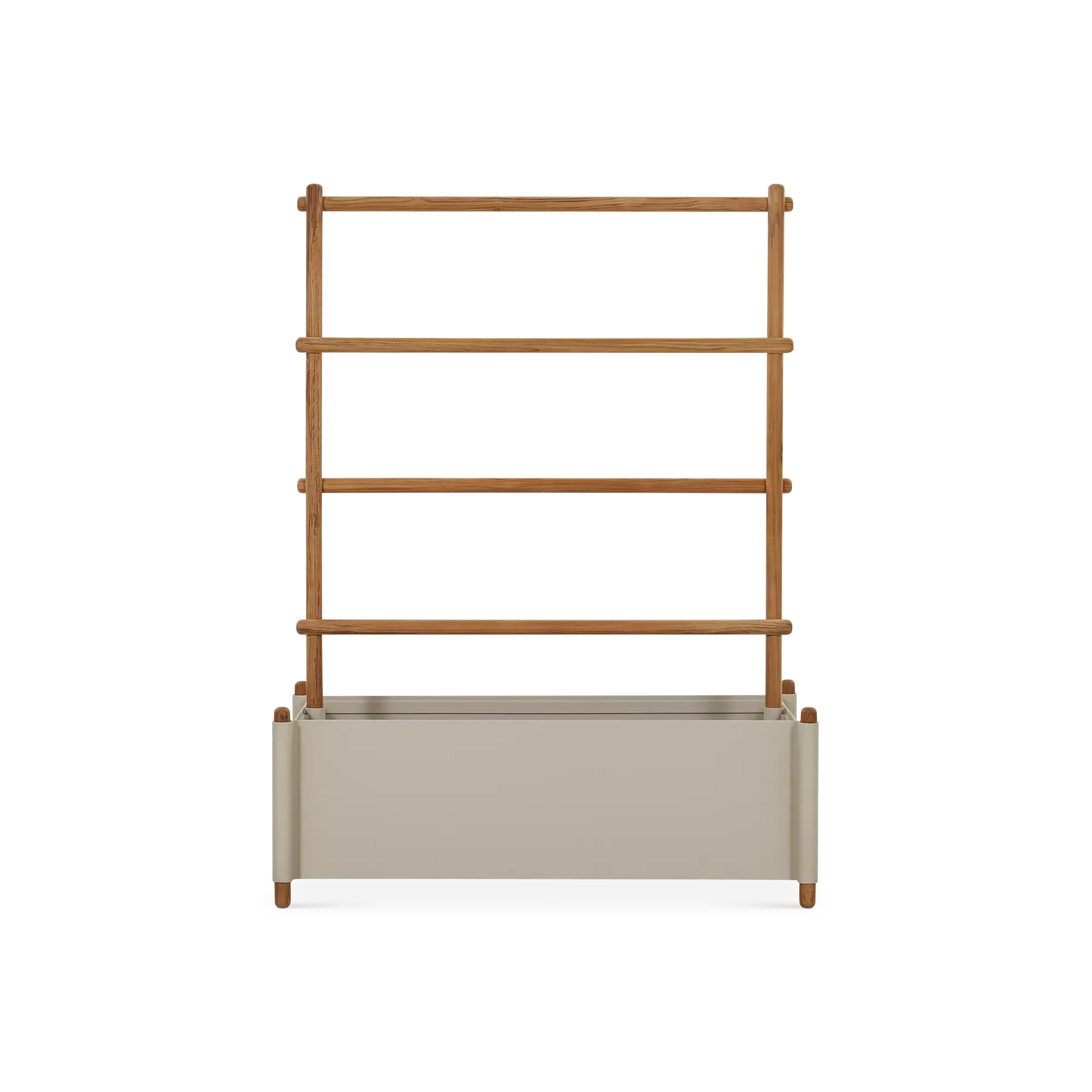 Sticks - Outdoor Planter with Rack in Teak by Cane-line