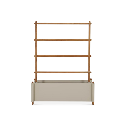 Sticks - Outdoor Planter with Rack in Teak by Cane-line