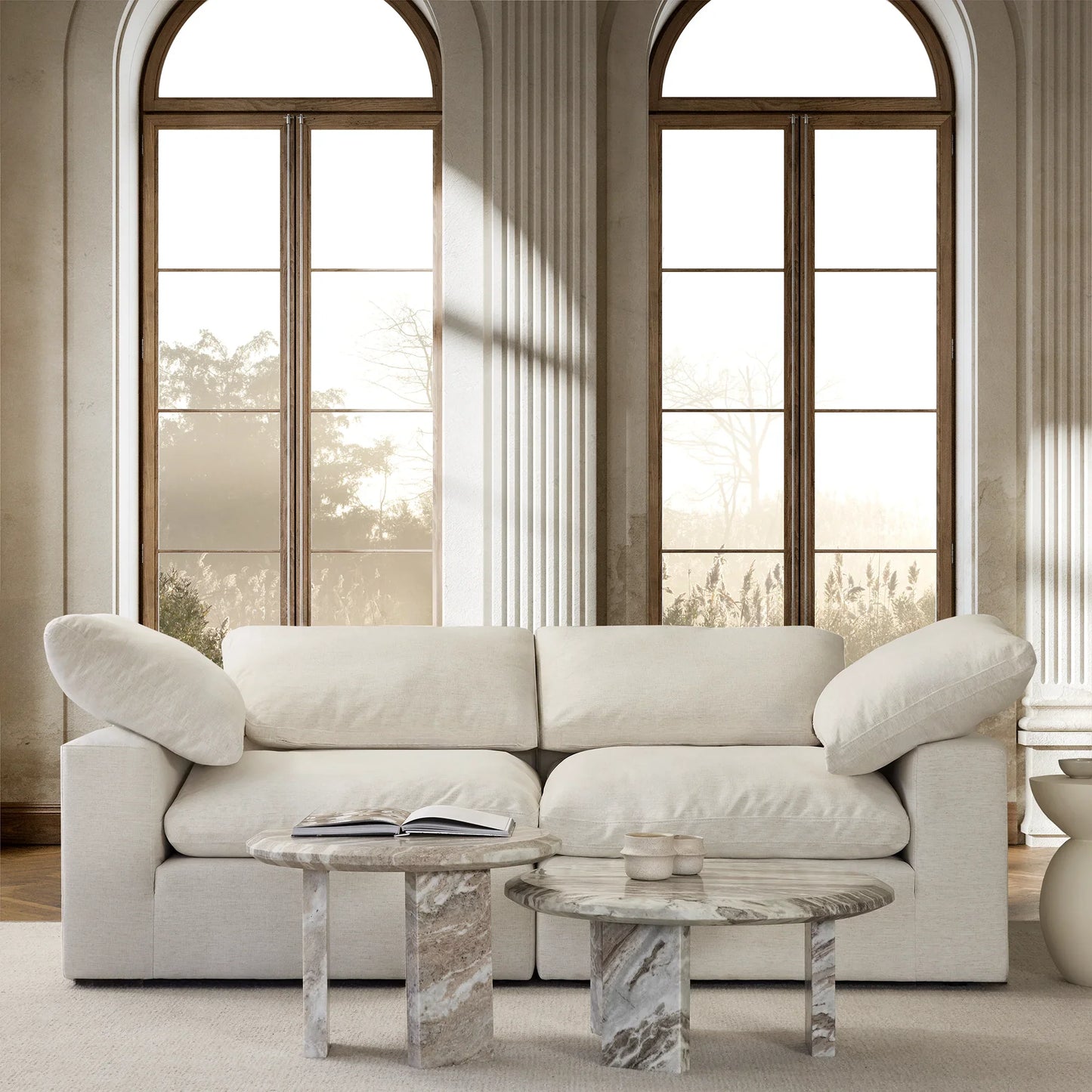 Berlin Collection - Fabric-Upholstered Modular Sofa