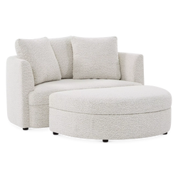 Azalea - Fauteuil avec pouf