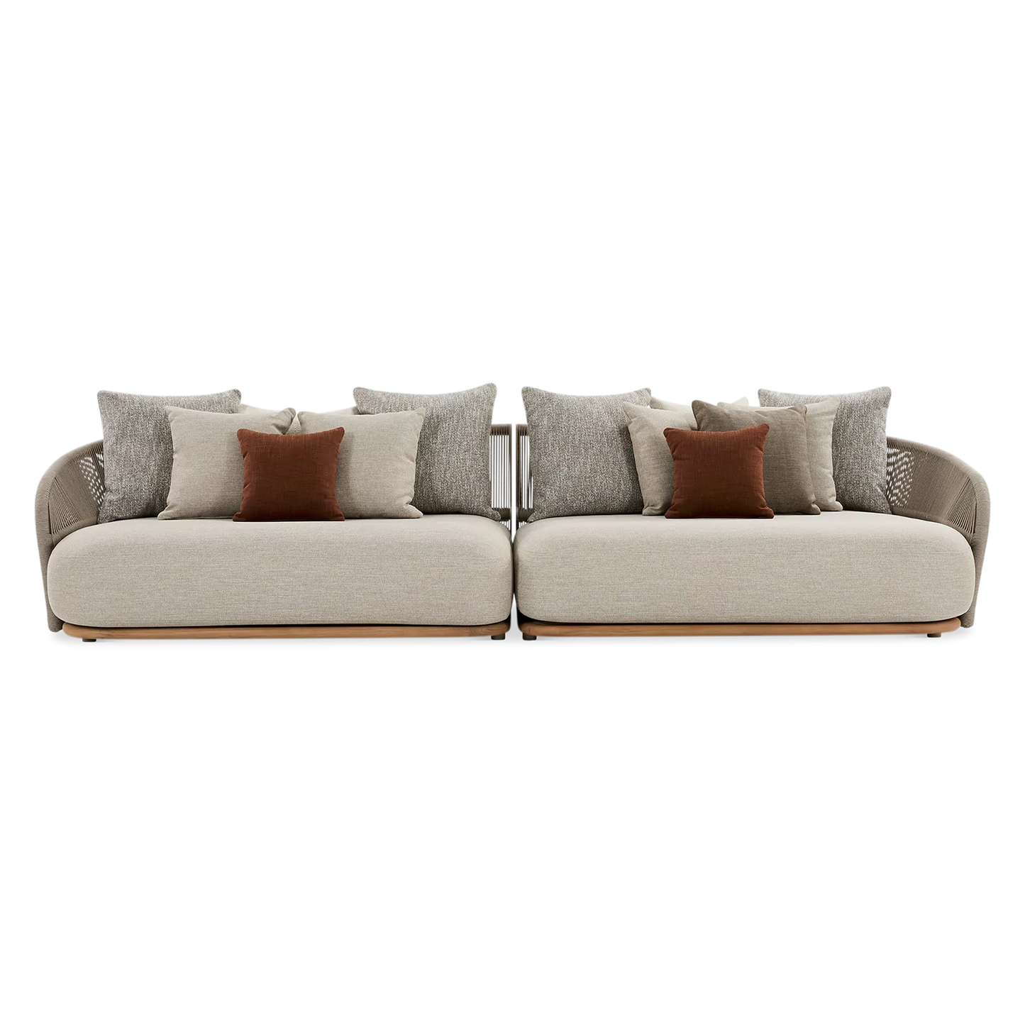 Muscade - Outdoor Rope 2-Piece Sectional Sofa