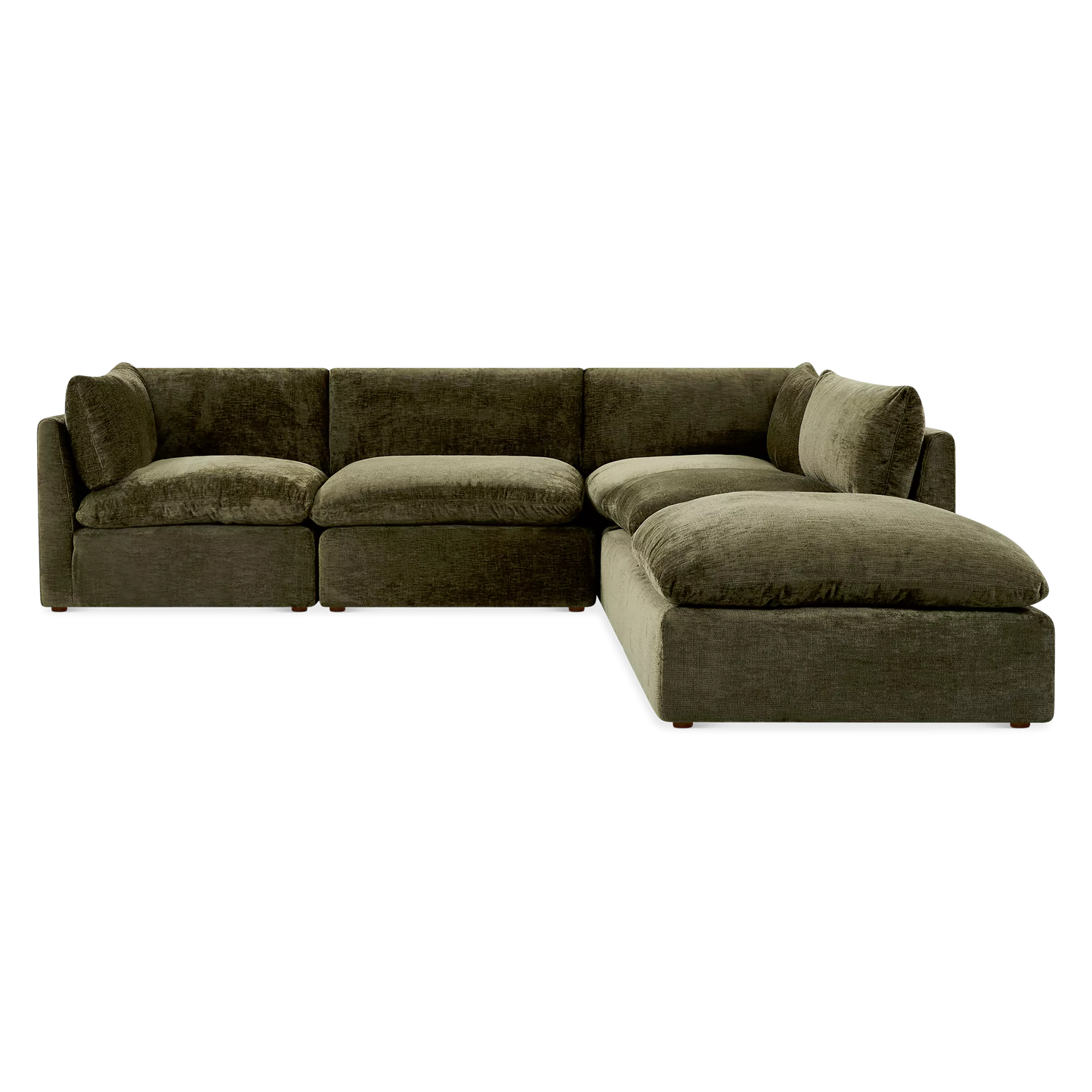 Livia - Velvet Upholstered Modular Sofa