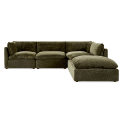 Livia - Velvet Upholstered Modular Sofa