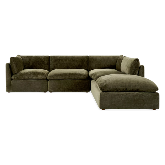 Livia - Velvet Upholstered Modular Sofa