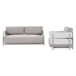 Polo - Outdoor Sofa Set in Aluminium