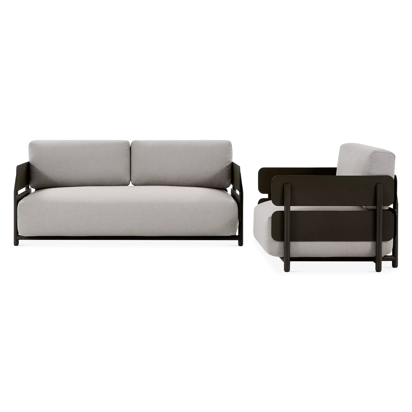 Polo - Outdoor Sofa Set in Aluminium