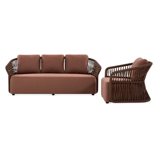 Four Seasons - Outdoor Sofa Set in Rope
