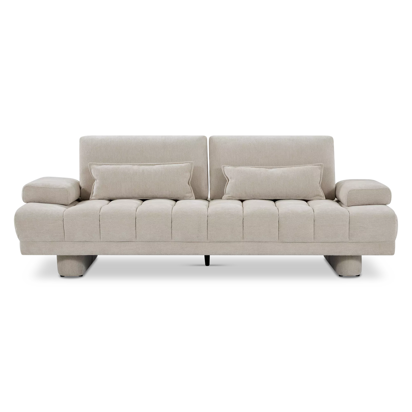 Cate - 2.5-Seater Fabric-Upholstered Sofa