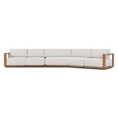 Square - Outdoor Teak Modular Sectional Sofa by Ethnicraft