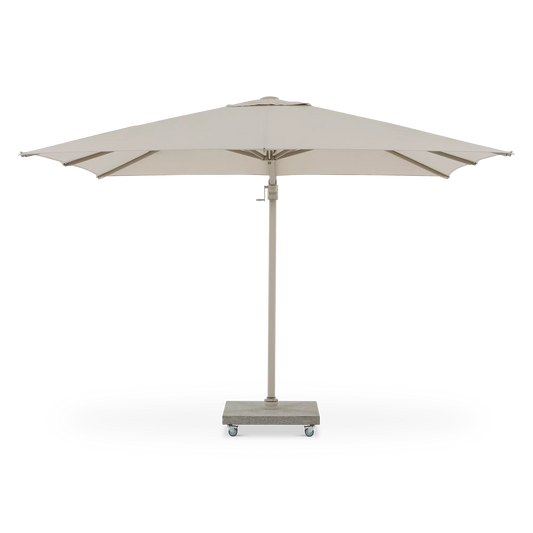 Antego - Parasol déporté extérieur carré en aluminium