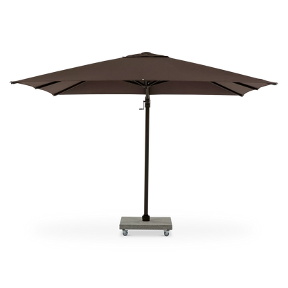 Antego - Parasol déporté extérieur carré en aluminium