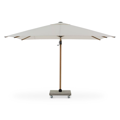 Antego - Parasol déporté extérieur carré en aluminium