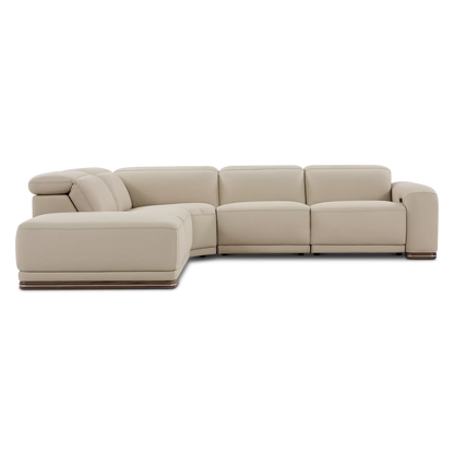 Mike - Leather Sectional Sofa by Incanto