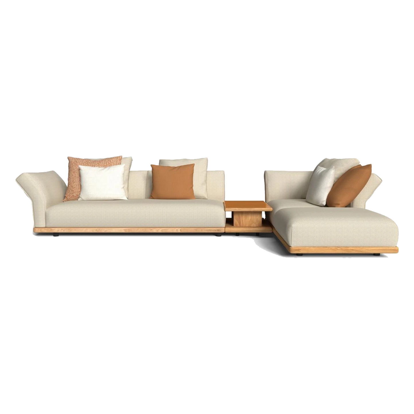 Elton - Outdoor Accoya Modular Sectional Sofa by Talenti