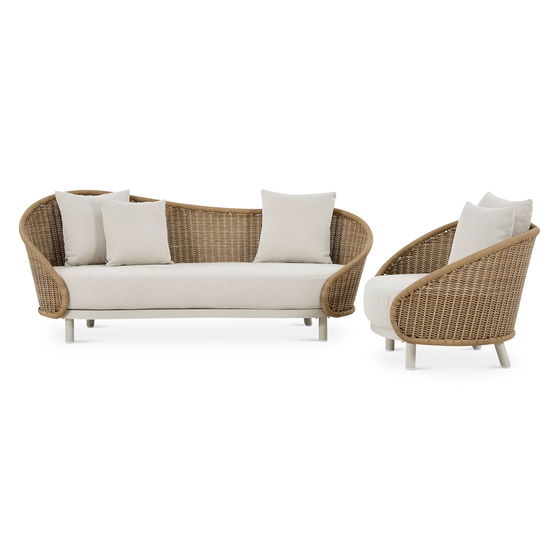 Ensemble canapé 3 places relax + fauteuil relax HELENE pas cher