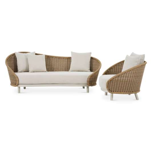 Loop - Outdoor Wicker Sofa Set