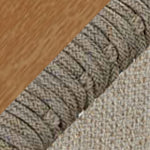 Teak Finished Aluminium / Beige swatch