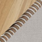 Teak / Sorrel Wicker /  Blend Linen swatch
